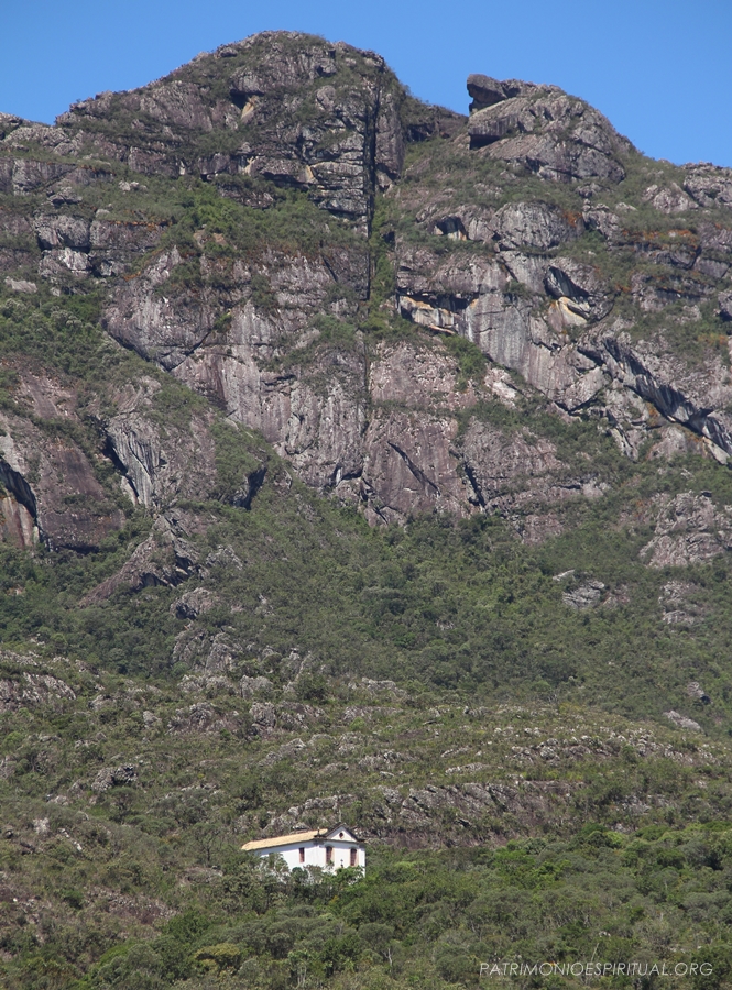 Vista do antigo Cenáculo, atual capela do Sagrado Coração de Jesus